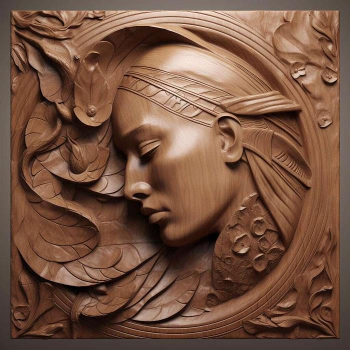 نموذج ثلاثي الأبعاد لآلة CNC 3D Art 